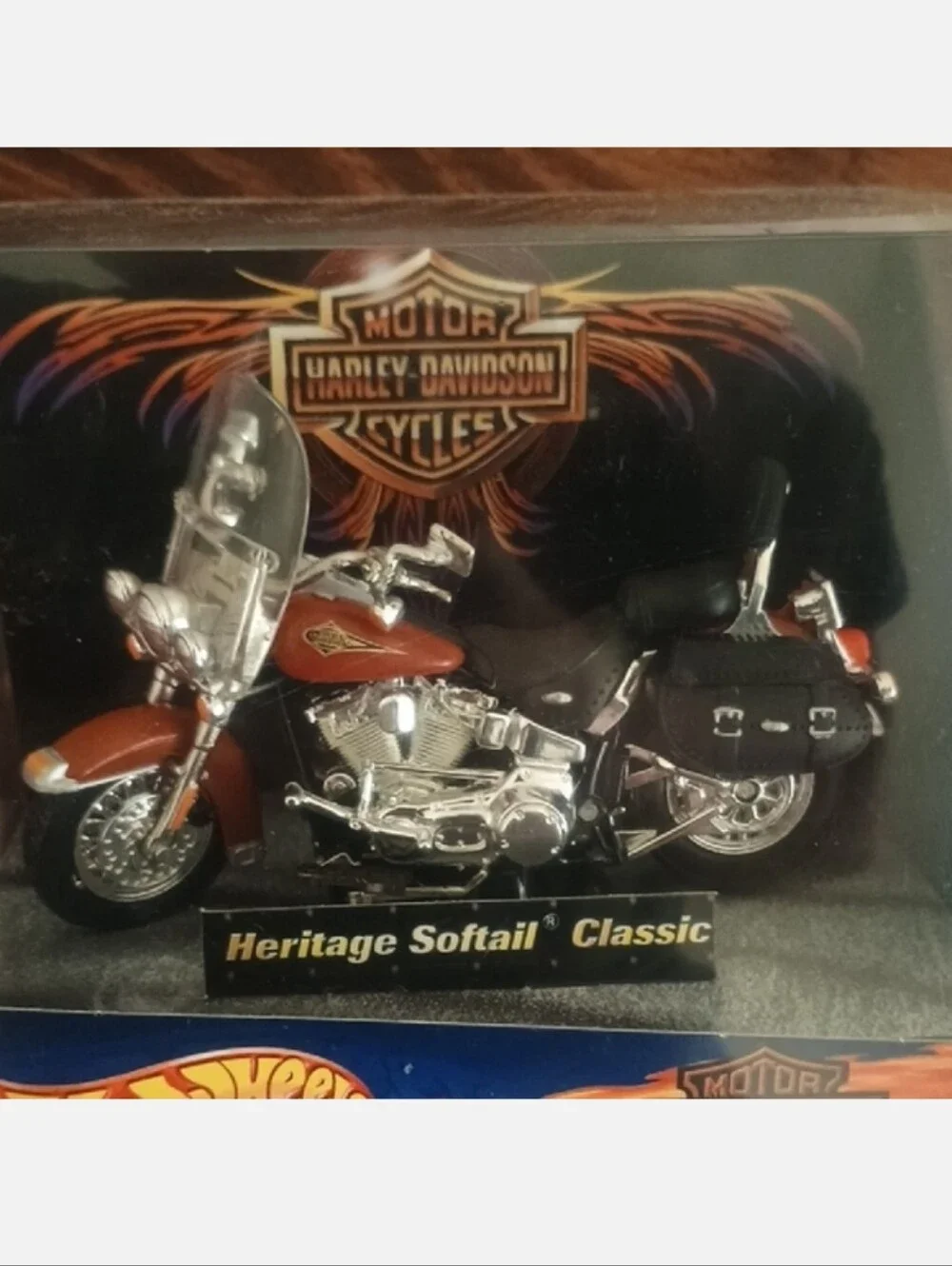 Harley-Davidson, Hot Wheels Collaboration Heritage Softail  Toy Motorcycle